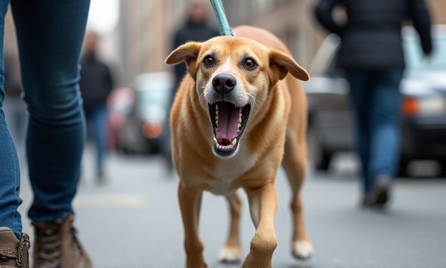 Chien réactif en environnement urbain